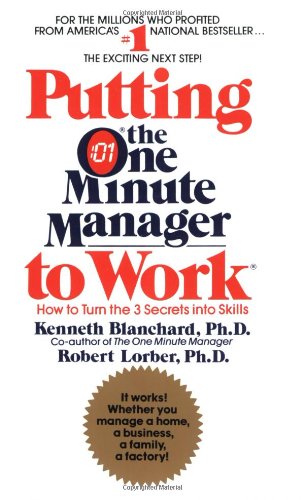 Putting the one minute manager to work Cover