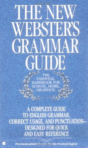 The new Webster's grammar guide Cover