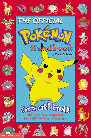 The official Pokémon handbook Cover