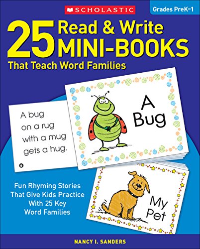 25 Read & Write Mini-Books That Teach Word Families Cover