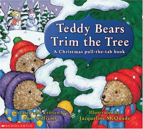 Teddy Bears Trim The Tree Poster