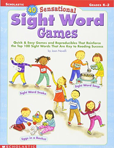40 Sensational Sight Word Games Cover