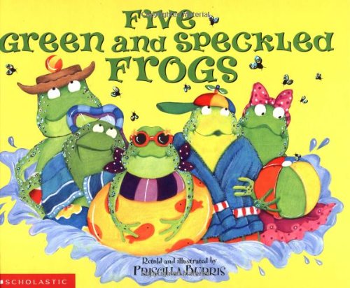 Five green and speckled frogs Cover