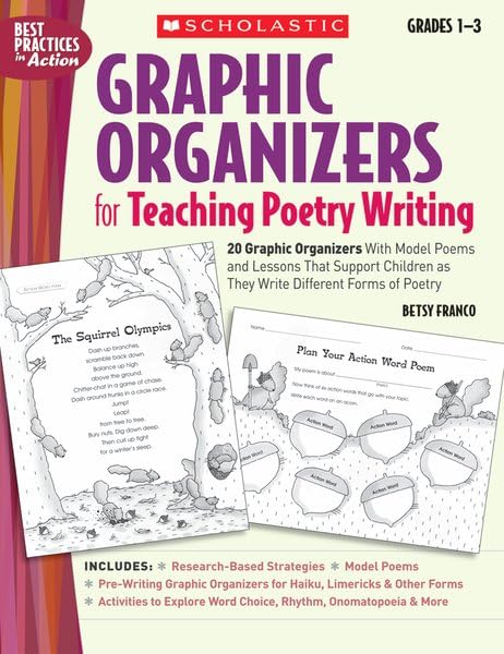 Graphic Organizers for Teaching Poetry Writing Cover