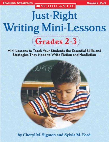 Just Right Writing Lessons Cover