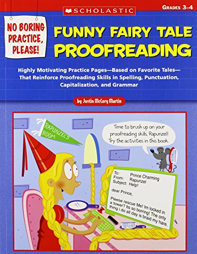No Boring Practice, Please! Funny Fairy Tale Proofreading Cover