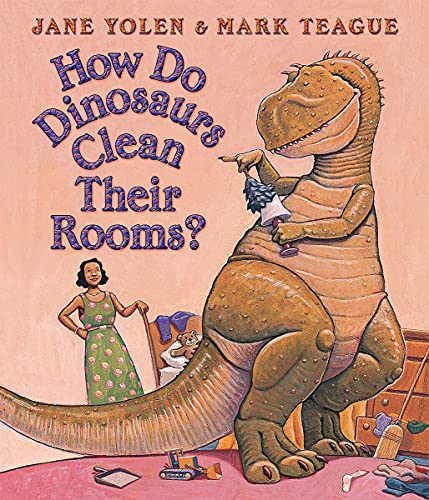 How do dinosaurs clean their rooms? Cover