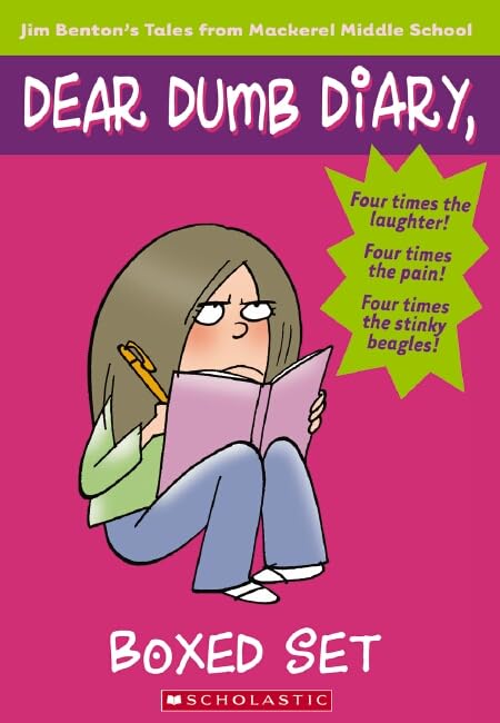Dear Dumb Diary Box Set #1-4 (Dear Dumb Diary #1-4) Cover