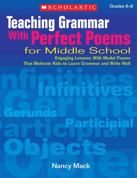 Teaching Grammar With Perfect Poems For Middle School Cover