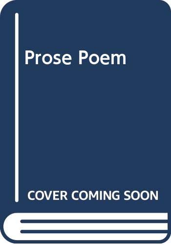 The Prose Poem Cover
