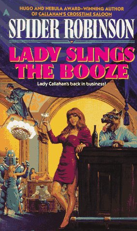Lady slings the booze Cover