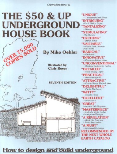 The $50 and up underground house book Cover