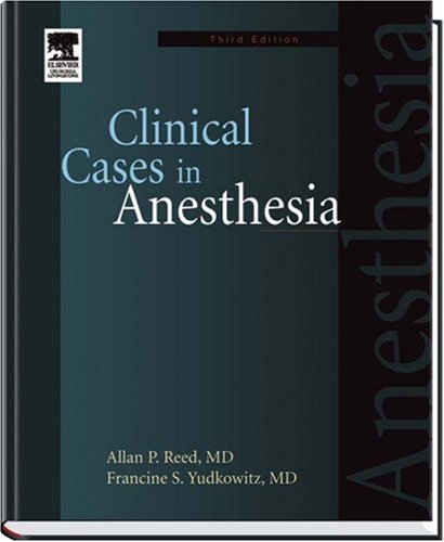 Clinical cases in anesthesia Cover