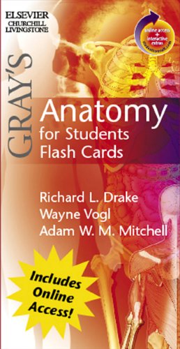 Gray's Anatomy for students flash cards:with student consult Online Access Cover