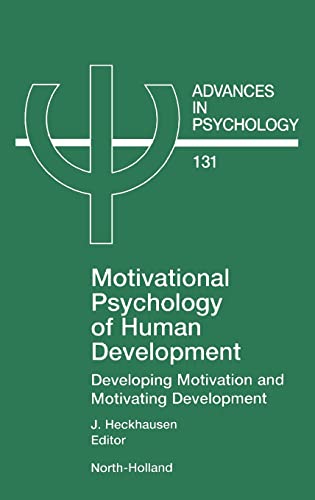 Motivational psychology of human development Cover