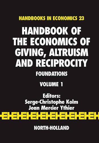 Handbook of the economics of giving, altruism and reciprocity Cover
