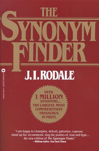 The synonym finder Cover