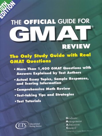 The Official Guide for GMAT Review (10th Edition) Cover