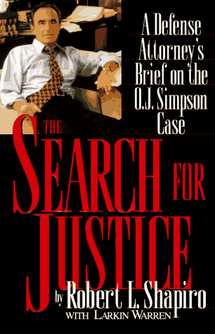 The search for justice Cover