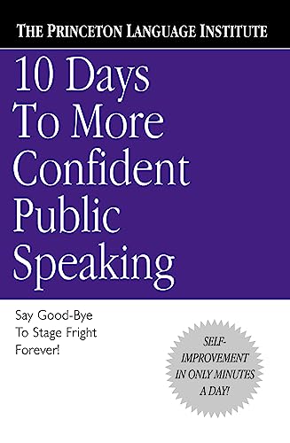 10 days to more confident public speaking Cover