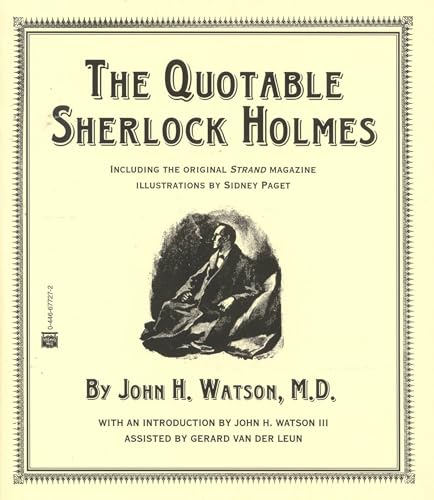 The quotable Sherlock Holmes Cover
