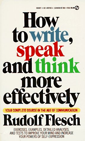 How to Write, Speak and Think More Effectively Cover