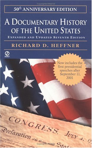 A documentary history of the United States Cover