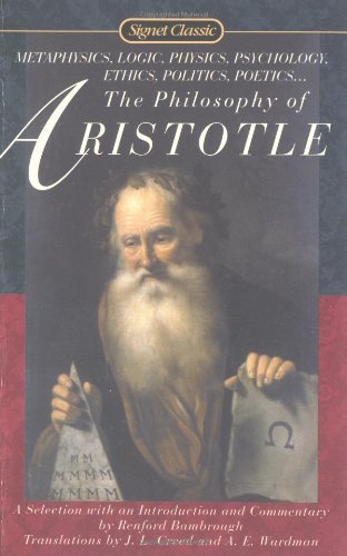 The Philosophy of Aristotle (Signet Classics) Cover