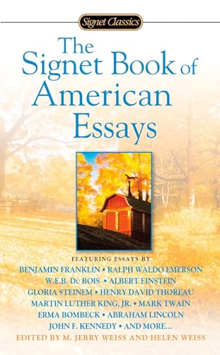 The Signet book of American essays Cover