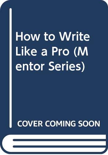 How to Write Like a Pro Cover