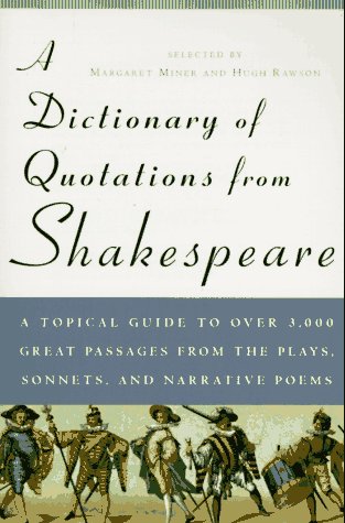 A Dictionary of Quotations from Shakespeare Cover