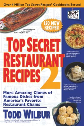 Top secret restaurant recipes 2 Cover