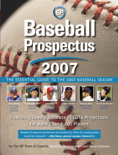 Baseball prospectus 2007 Cover