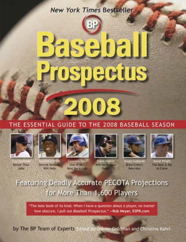 Baseball Prospectus 2008 Cover