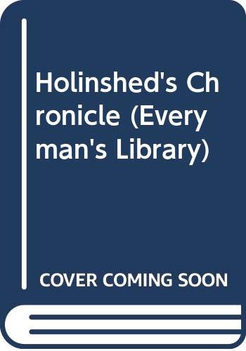 Holinshed's chronicle Cover