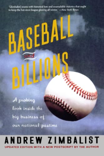 Baseball and billions Cover