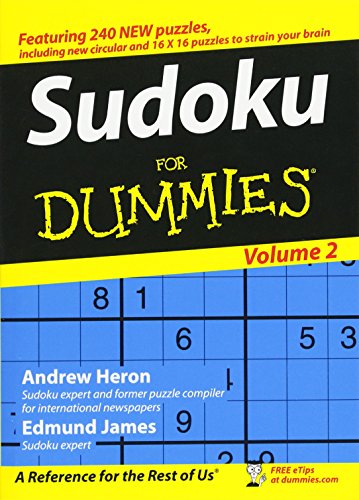 Sudoku For Dummies (For Dummies (Sports & Hobbies)) Cover