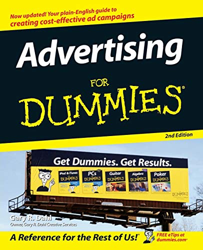 Advertising for dummies Cover