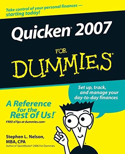 Quicken 2007 For Dummies Cover