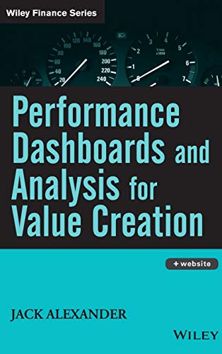 Performance Dashboards and Analysis for Value Creation Cover