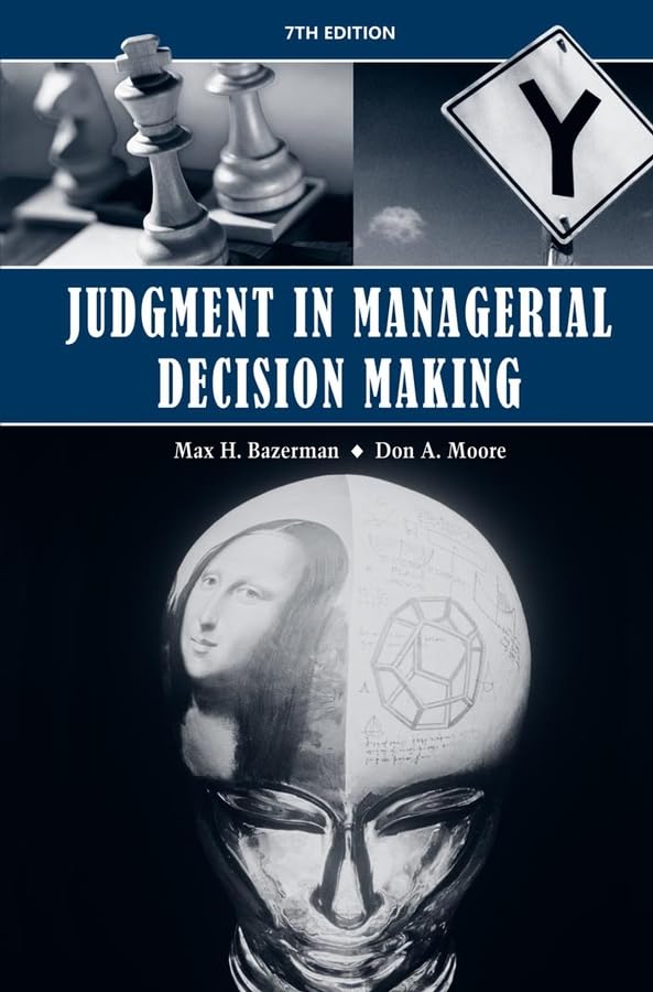 Judgment in managerial decision making Cover