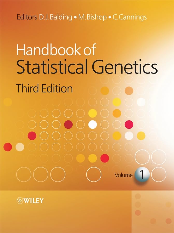 Handbook of Statistical Genetics Cover