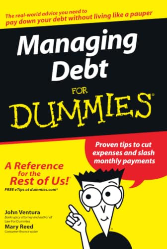 Managing debt for dummies Cover