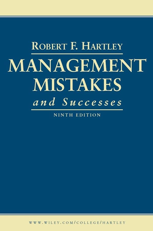 Management Mistakes and Successes Cover