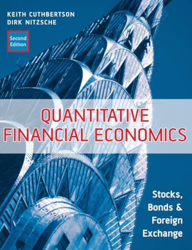 Quantitative financial economics Cover