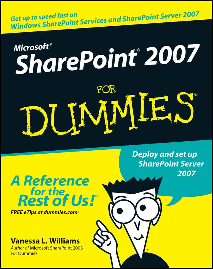 Microsoft SharePoint 2007 for dummies Cover