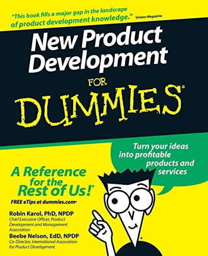 New product development for dummies Cover