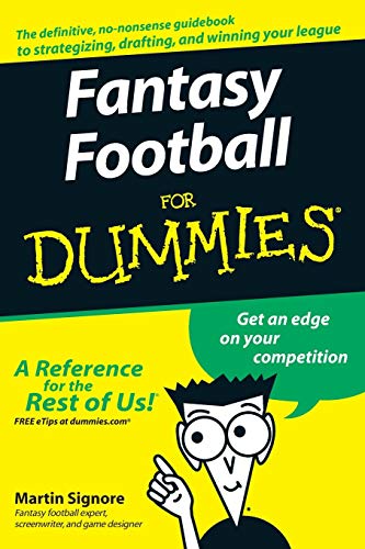 Fantasy football for dummies Cover