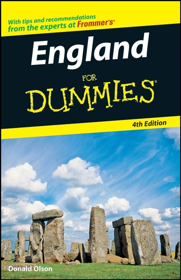 England For Dummies (Dummies Travel) Cover
