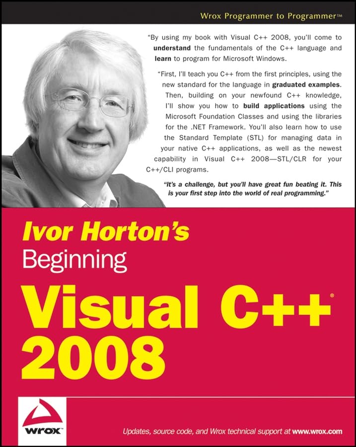 Ivor Horton's Beginning Visual C++ 2008 Cover
